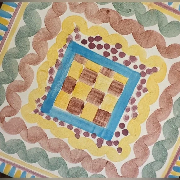 Mackenzie-Childs Vintage Tile Trivet - Picture 2 of 4